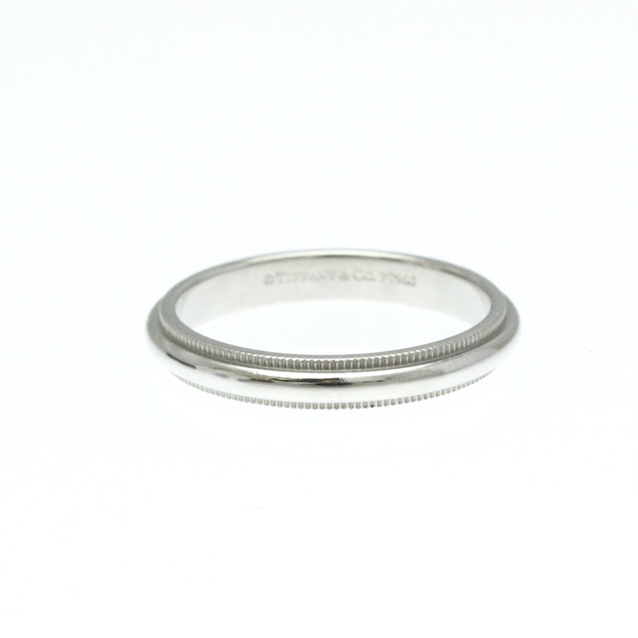 Tiffany & Co. Platinum Millgrain Wedding Band
