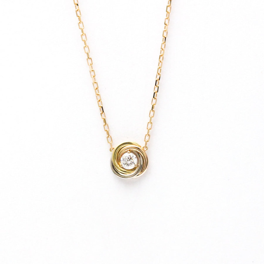 Cartier Trinity Diamond Pendant Necklace