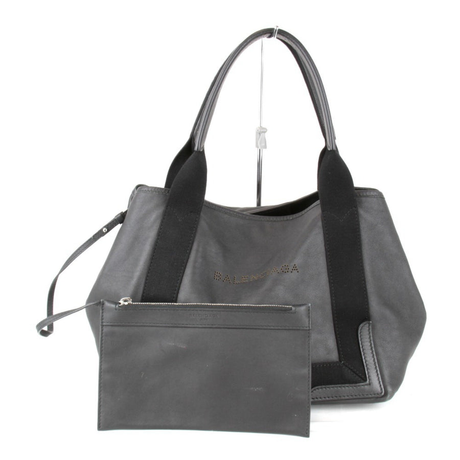 Balenciaga Work Tote Black Leather
