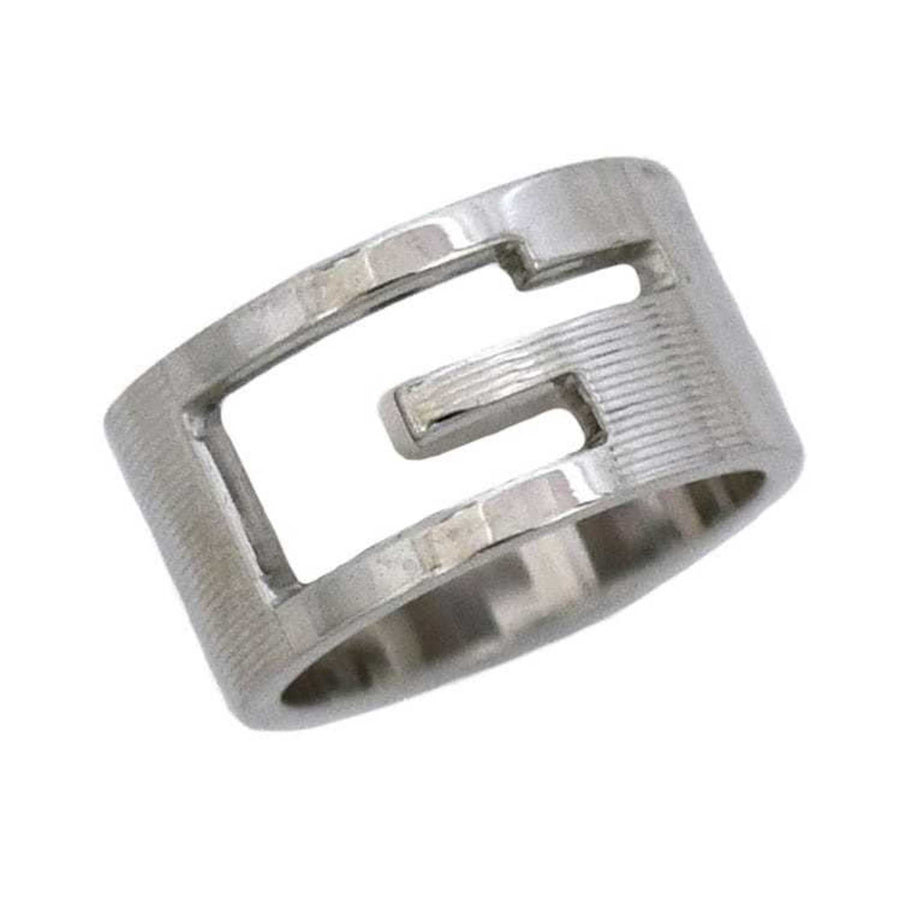 Gucci Cutout G ring Interlocking G style