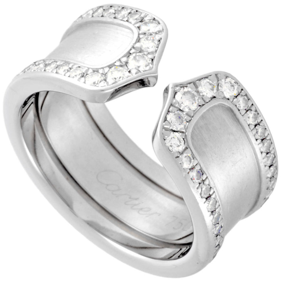 Cartier Love Ring Platinum Diamond