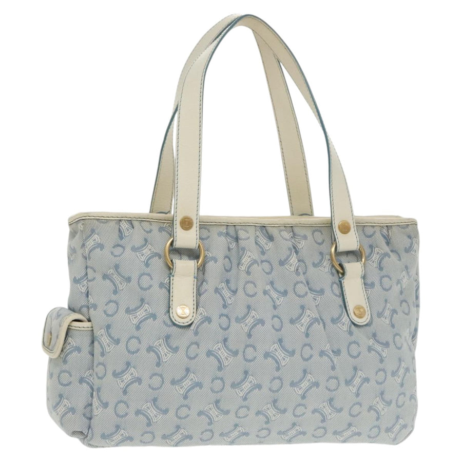 Celine Monogram Tote Bag  Light Blue