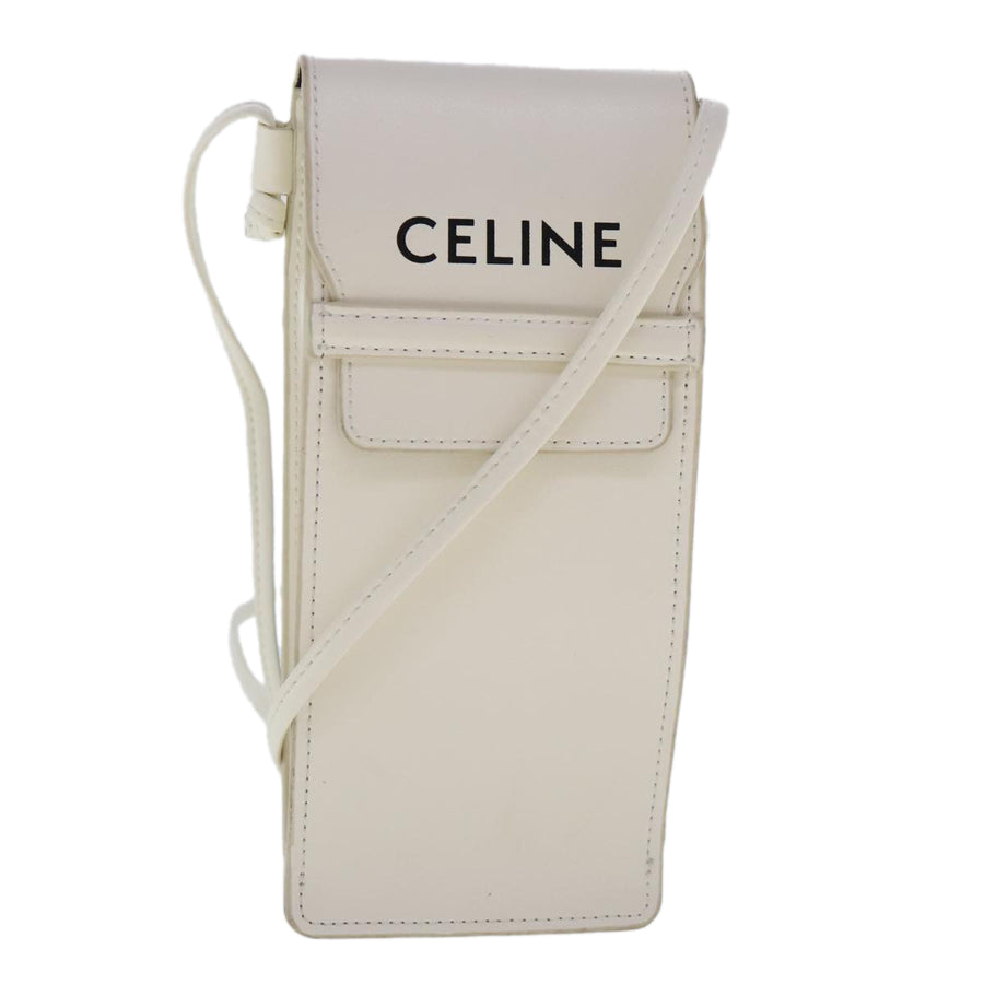 Celine Leather Phone Pouch Crossbody