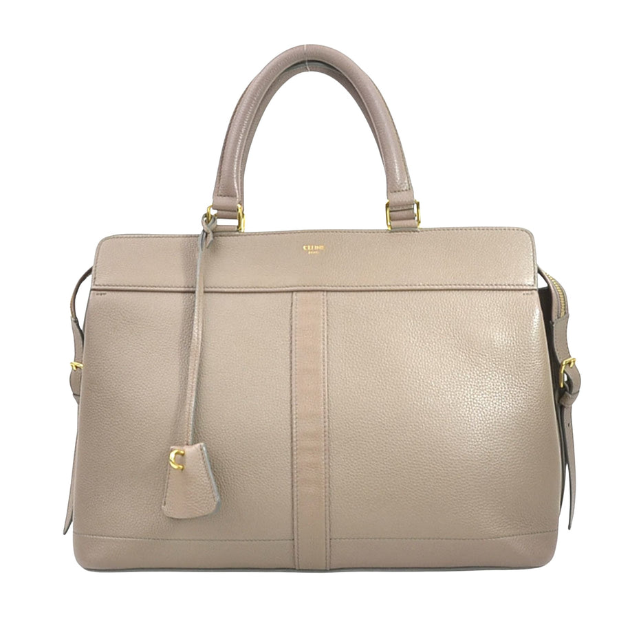 Celine Cabas Medium Tote Leather Tote