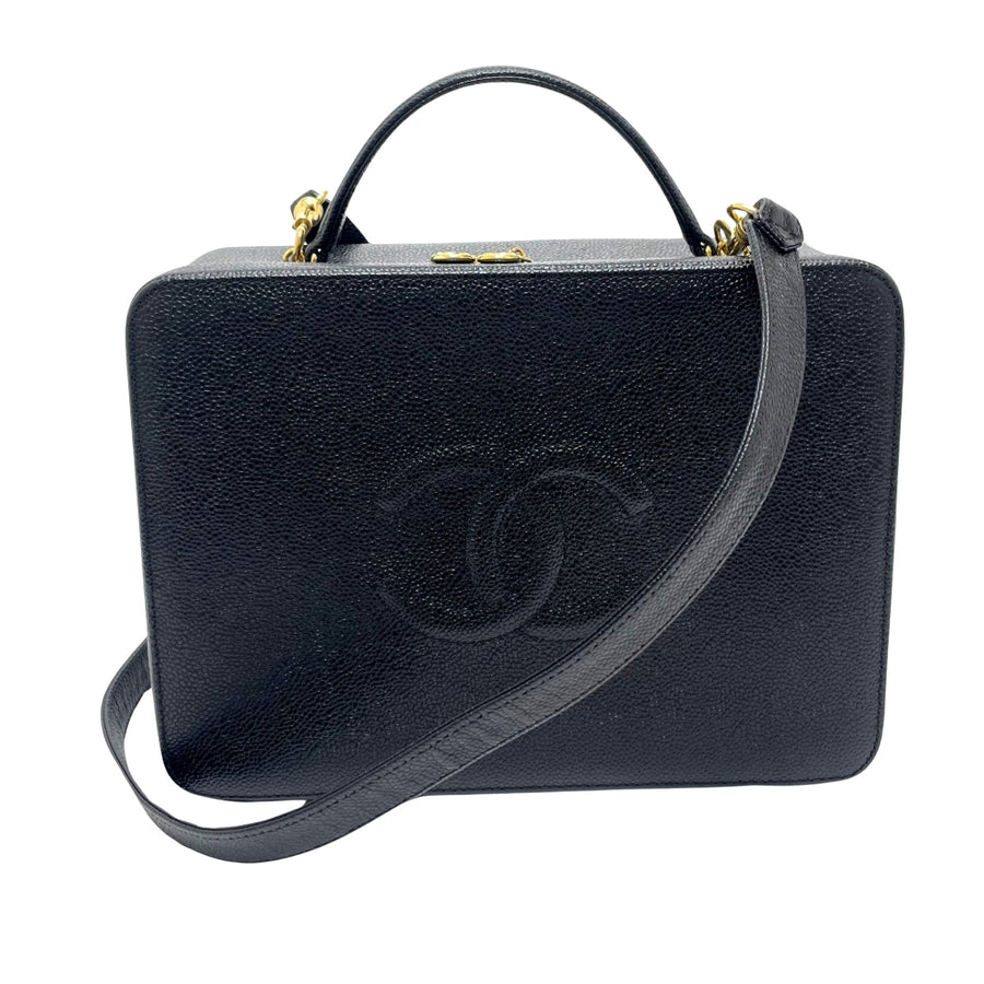 Chanel Vanity Case Black Caviar