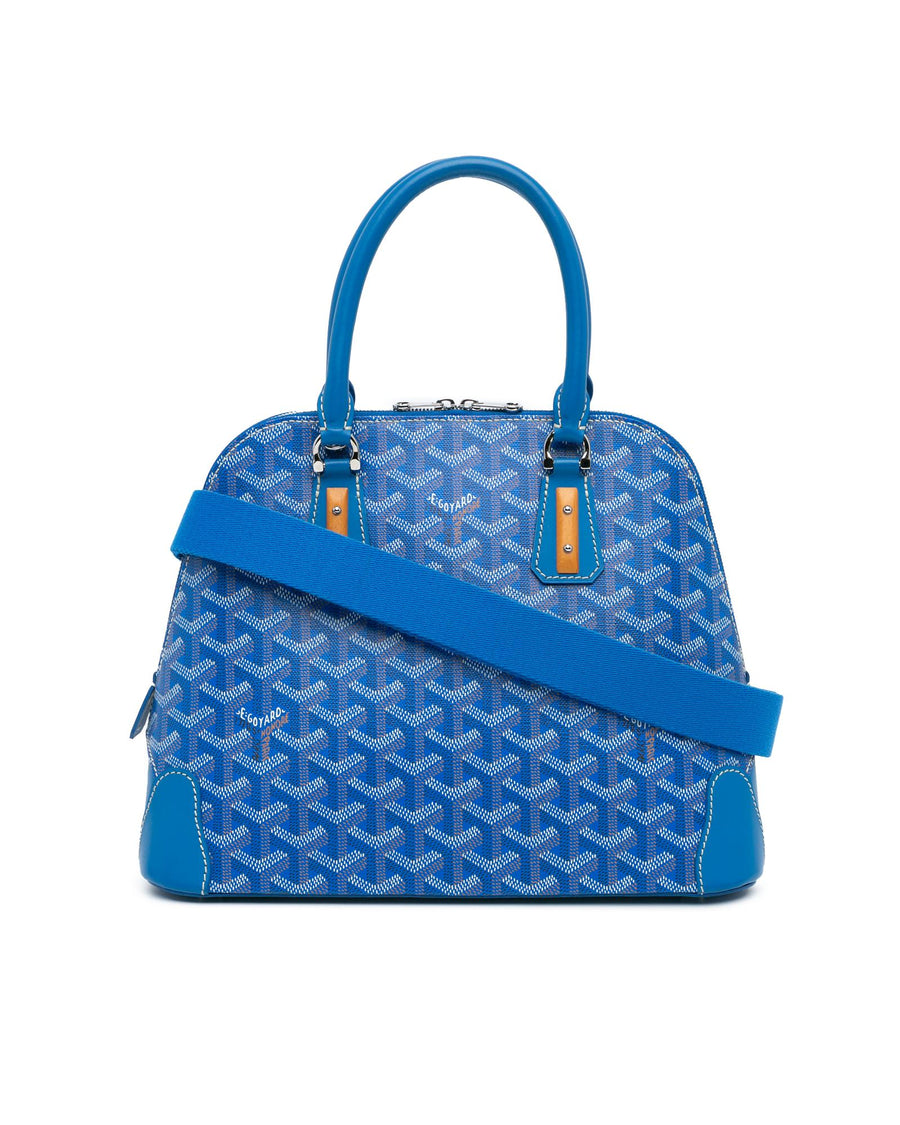 Goyard Anjou PM Blue Satchel