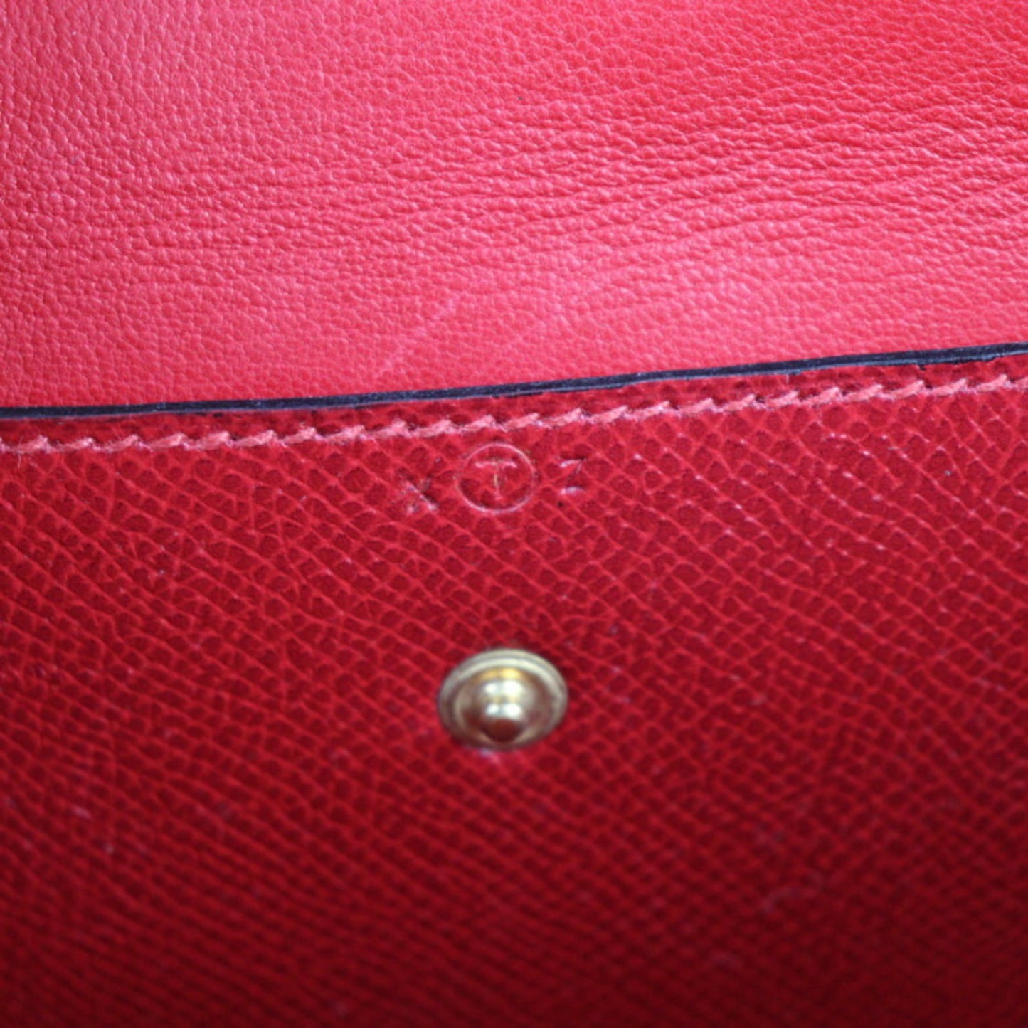 Hermès Red Leather Faco