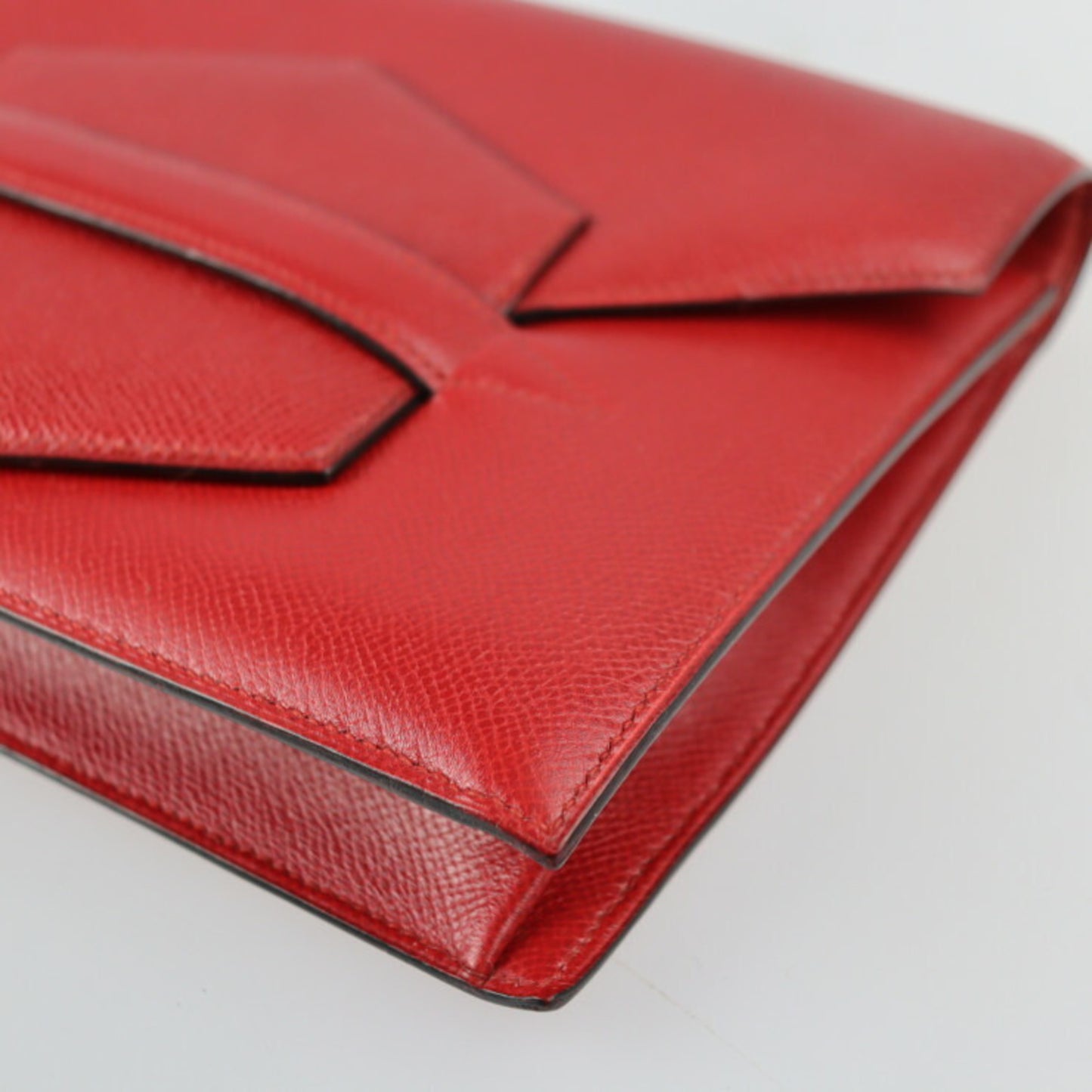 Hermès Red Leather Faco