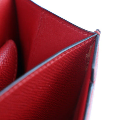 Hermès Red Leather Faco