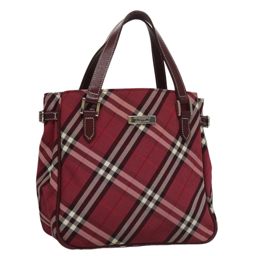 Burberry Red Plaid Tote Bag