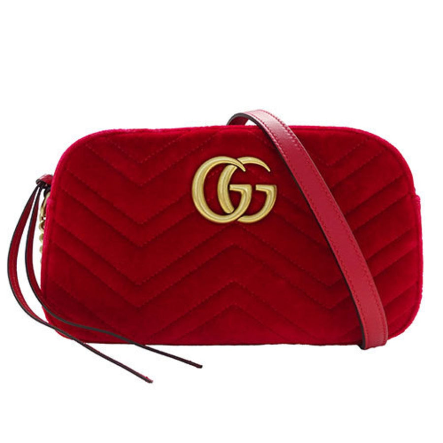 Gucci GG Marmont Velvet Chain Bag