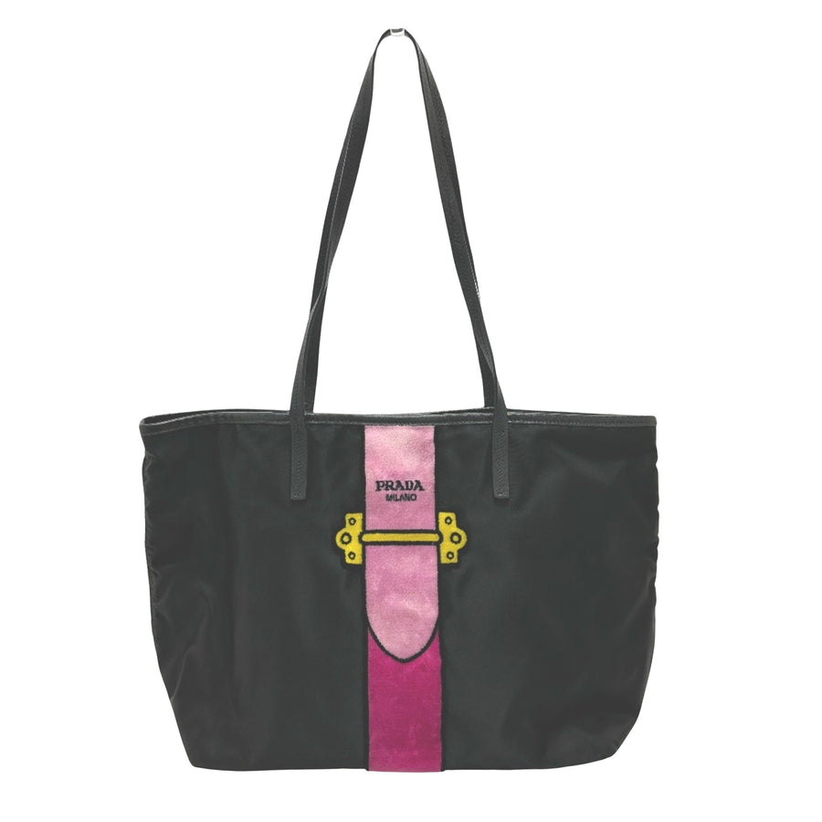 Prada Tote Bag Velour Detail