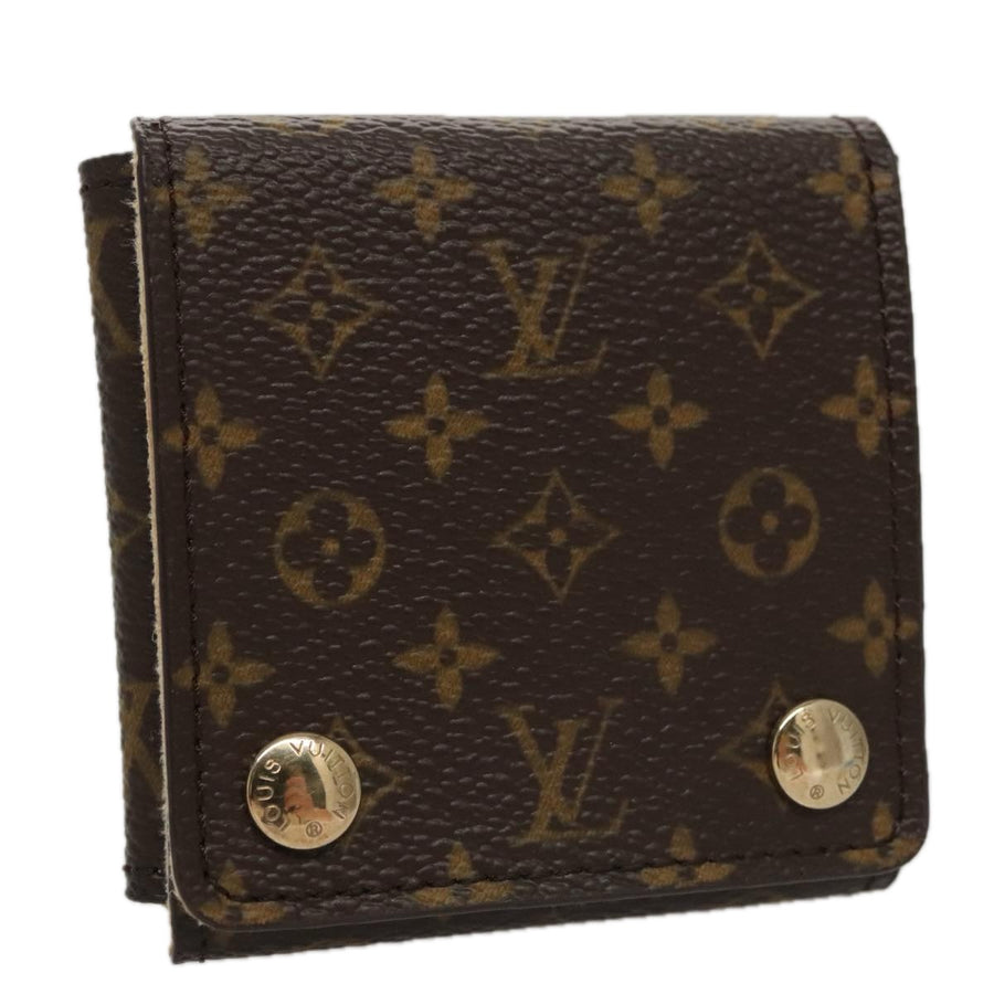 Louis Vuitton Monogram Canvas Wallet Compact Snap Closure