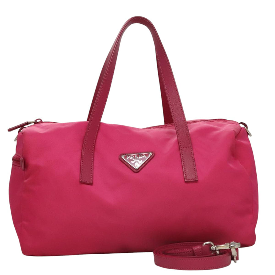 Prada Prada Tessuto Tote Pink Travel Bag