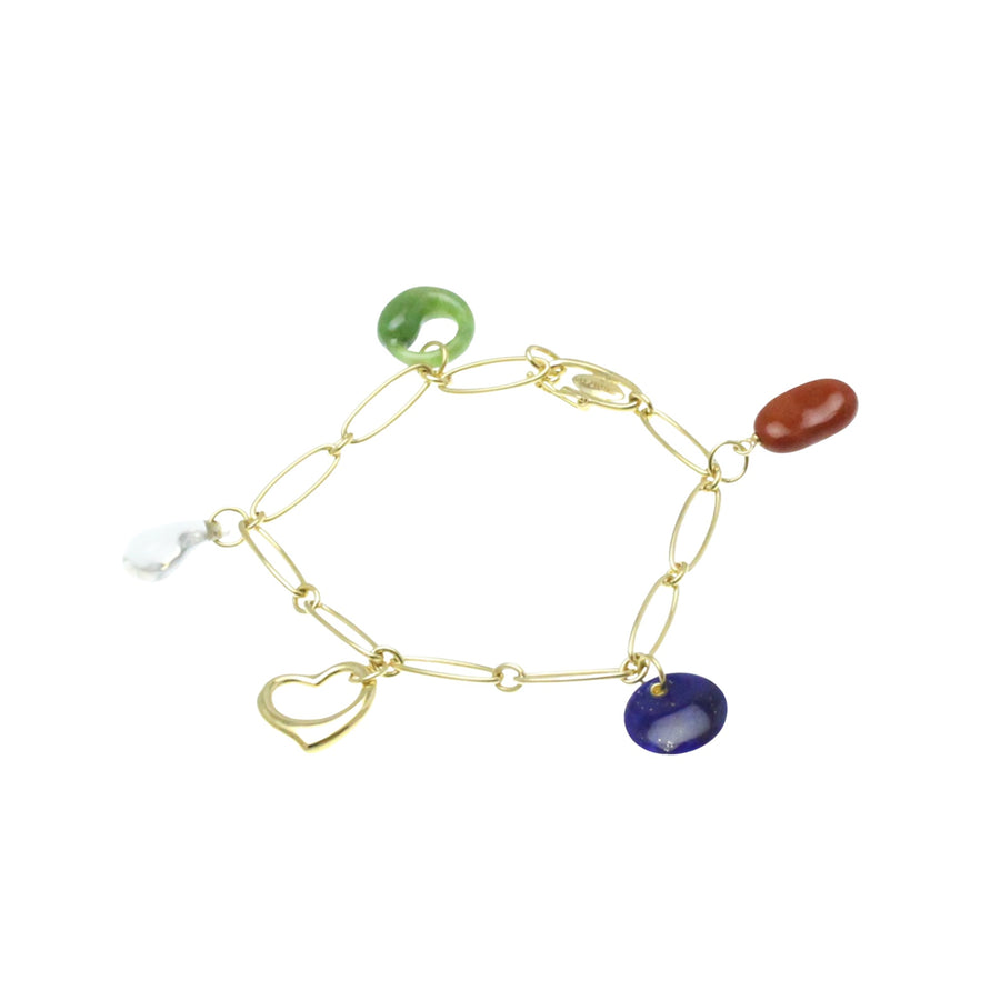 Tiffany & Co. Open Heart Yellow Gold Bracelet