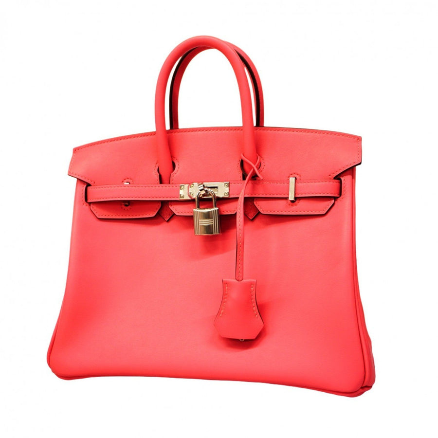 Hermes Elegant Leather Handbag with Box and Accessories