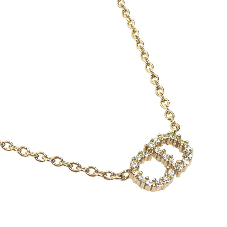 Dior Metal Pendant Necklace with Slight Scratches