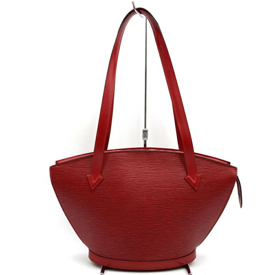 Louis Vuitton Alma BB M40861 Red Leather Handbag