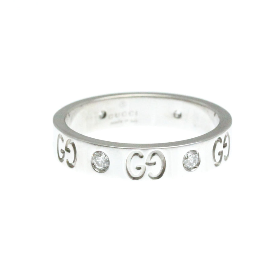 Gucci White Gold Icon Ring - Made in Italy