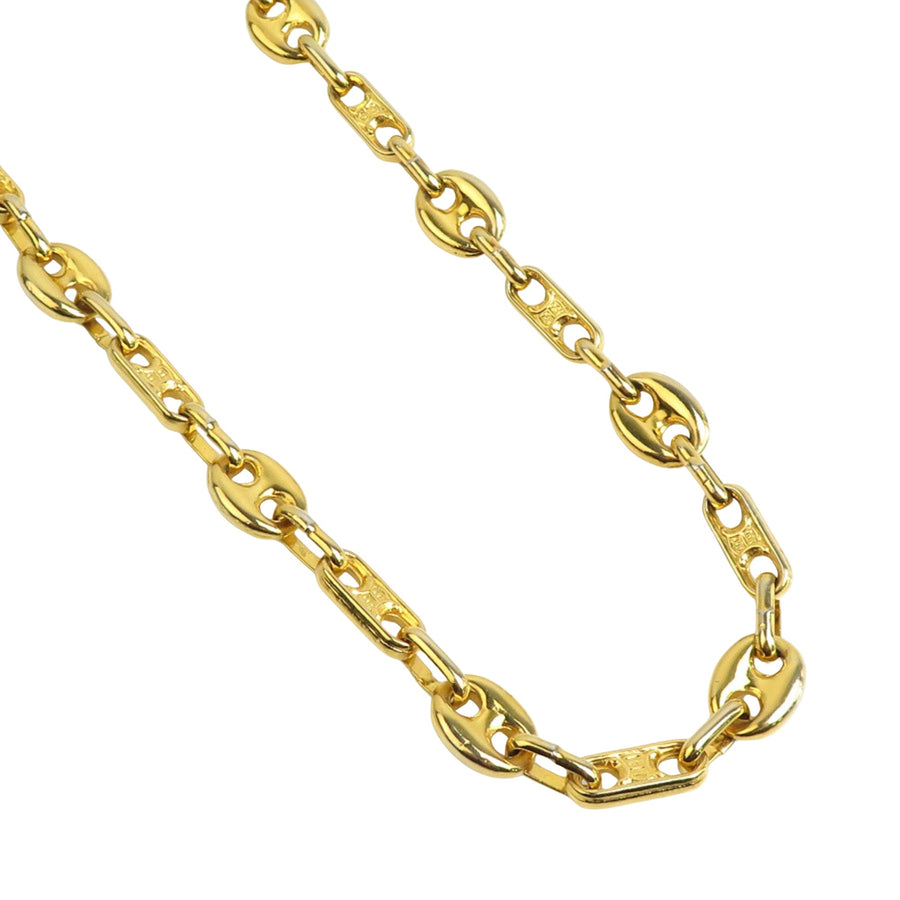 Celine Triomphe Gold Chain Necklace