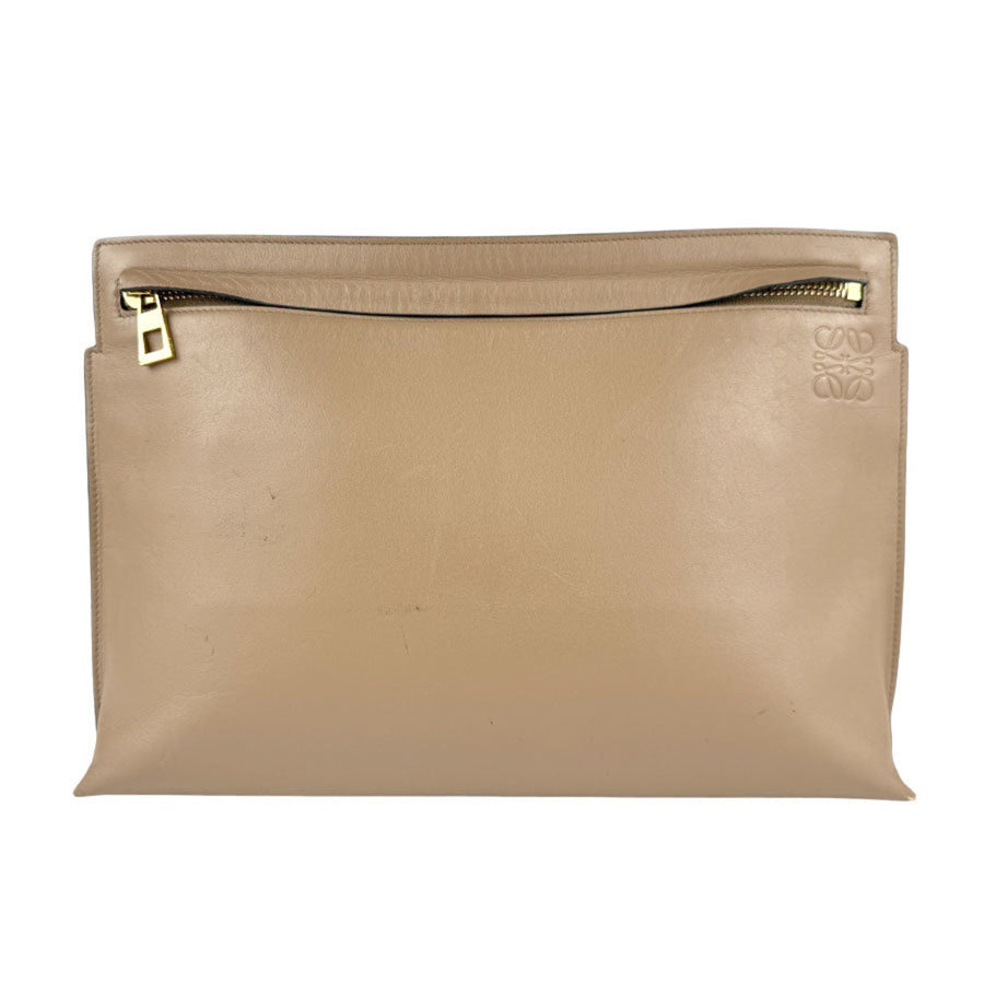 Loewe Leather Anagram Shoulder Bag with Pen Mark and Discoloration