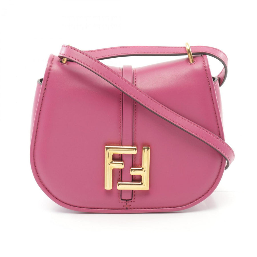 Fendi FF Vertigo Leather Shoulder Bag