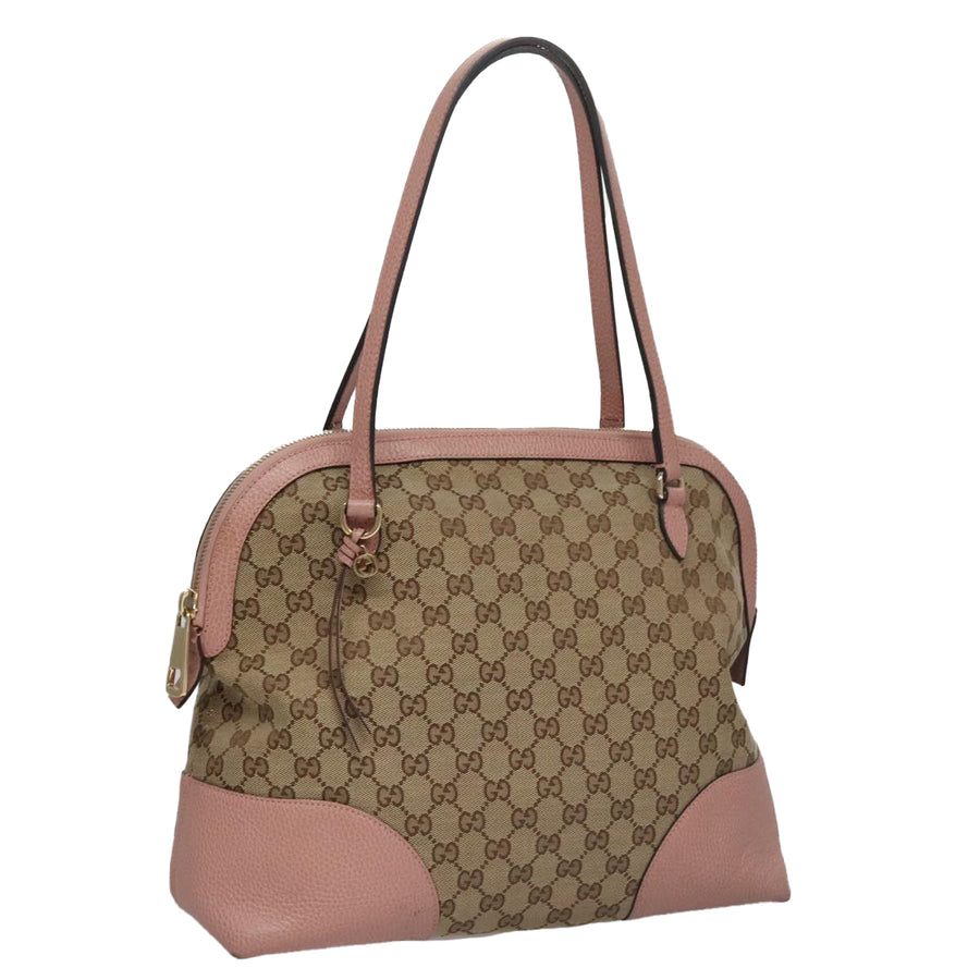 Gucci Canvas Shoulder Bag with Adjustable Strap