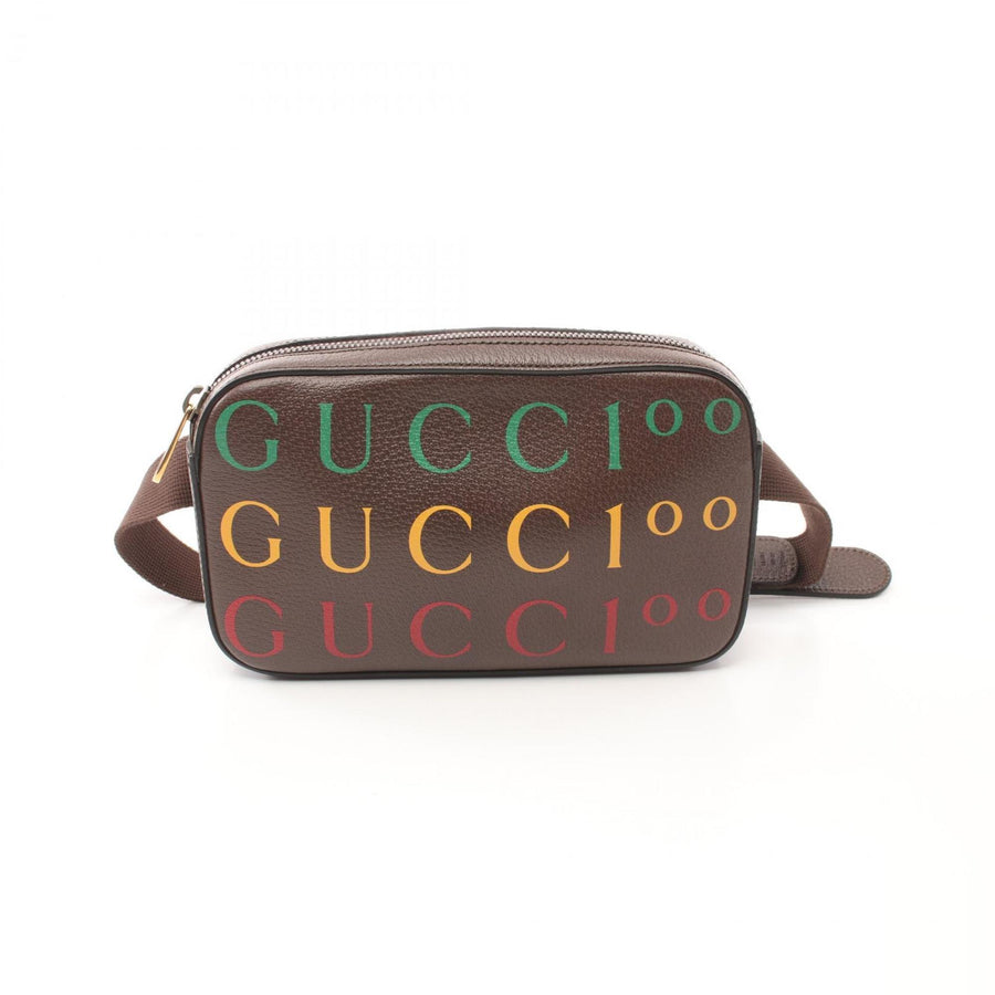 Gucci Gucci 100 Brown Leather Belt Bag