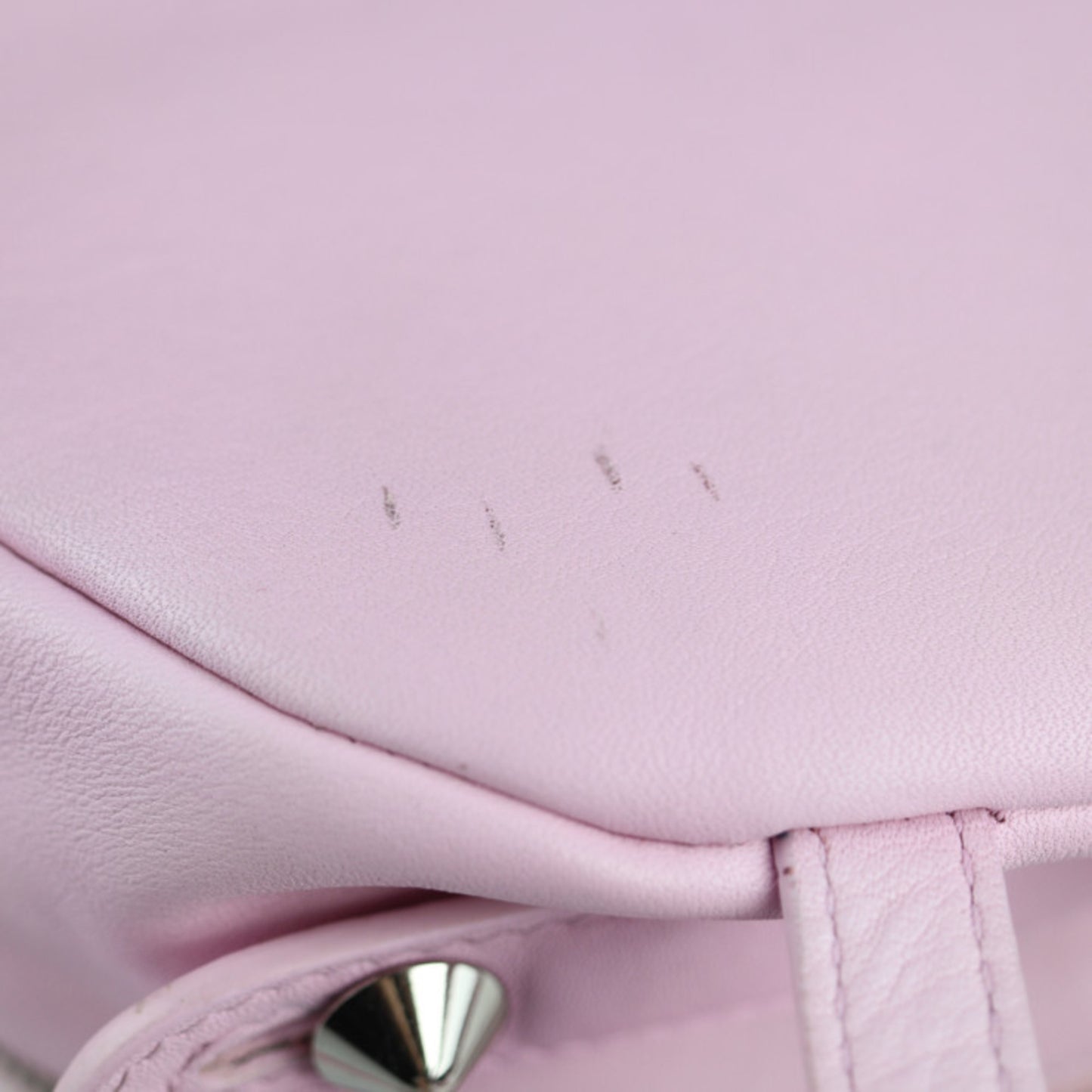 Fendi Pink Leather Backpack