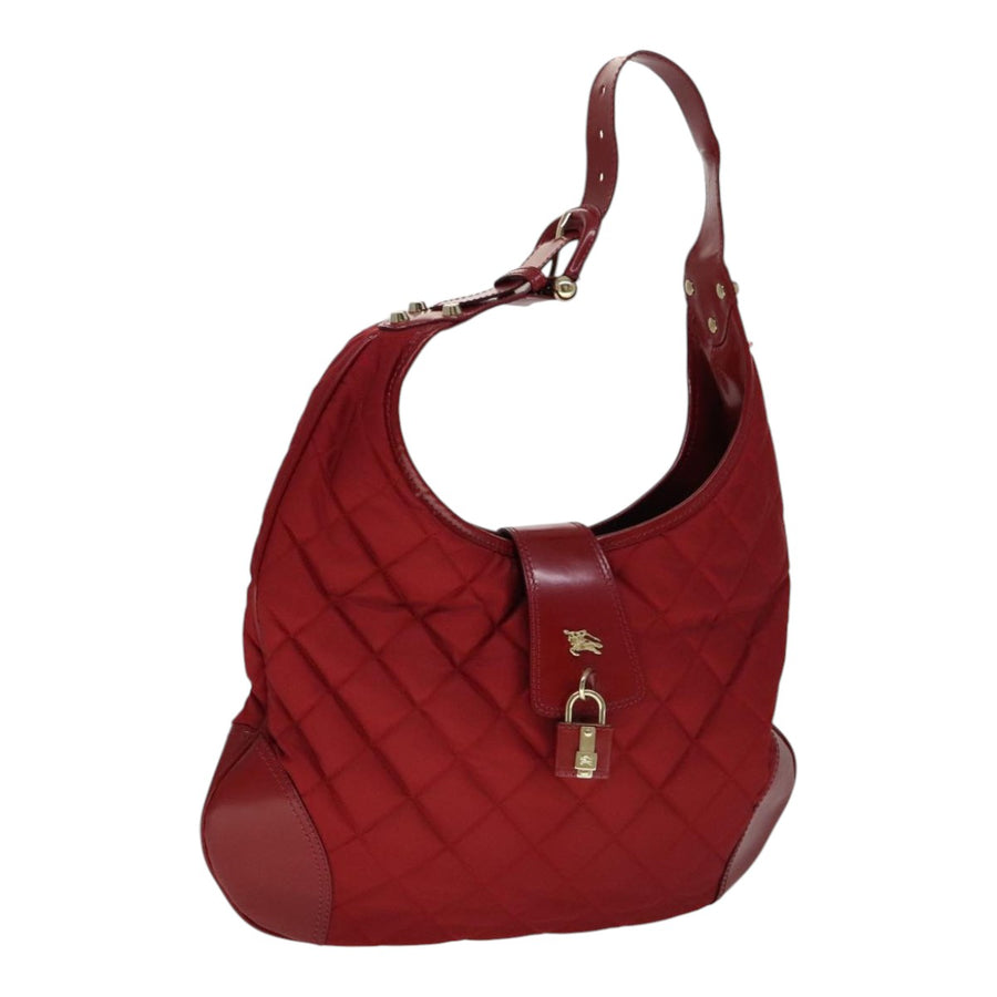 Burberry Designer Synthetic Shoulder Bag with Adjustable Strap