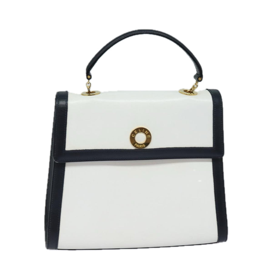 Celine Vintage Celine Handbag Twotone Style