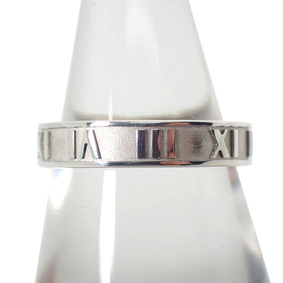 Tiffany & Co. Atlas Silver Bracelet with Roman Numeral Design