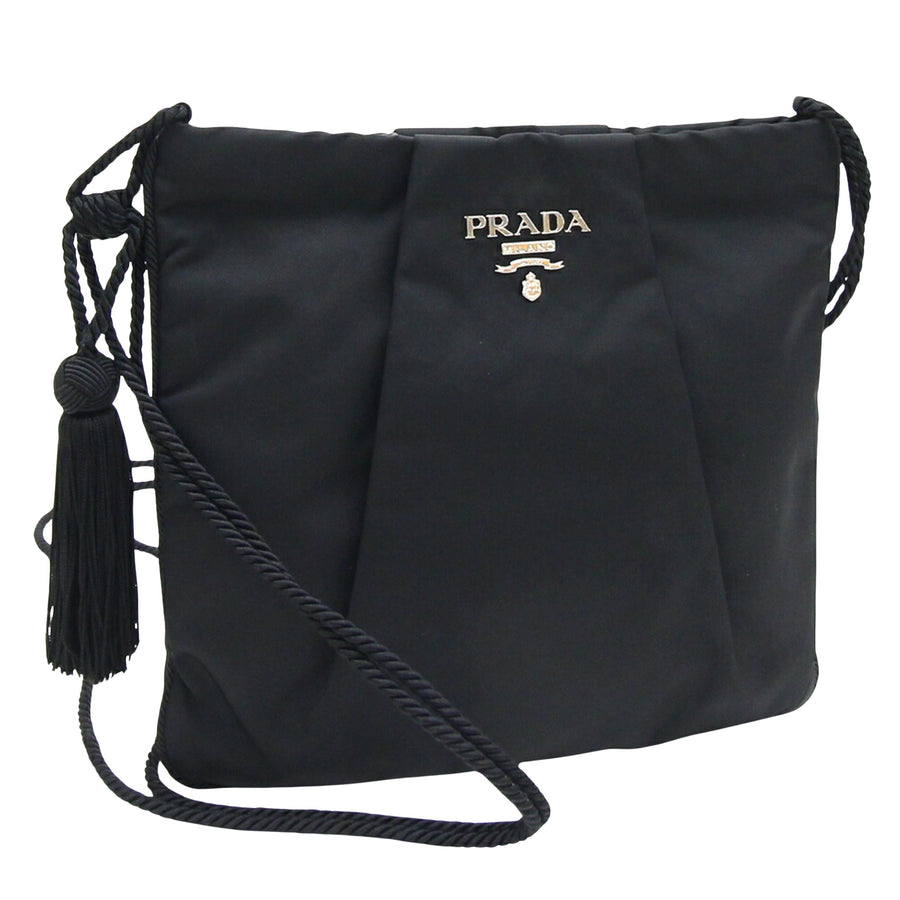 Prada Synthetic Material Tote Bag with Handles and Metal Fittings