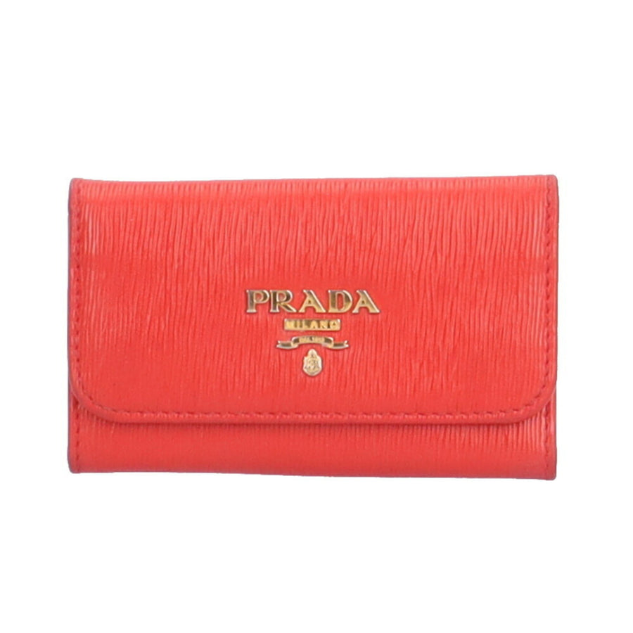 Prada Leather Card Holder with Guarantee Card