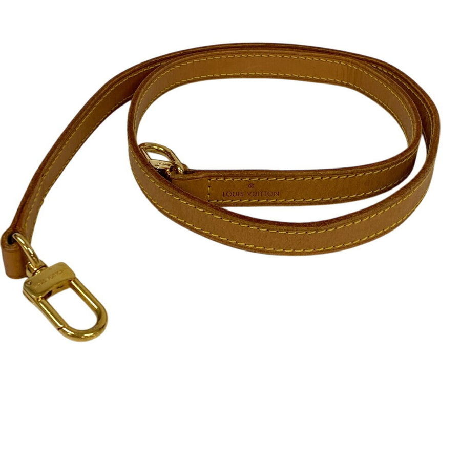 Louis Vuitton Leather Shoulder Strap with Slight Scratches and Slight Shape Loss from France