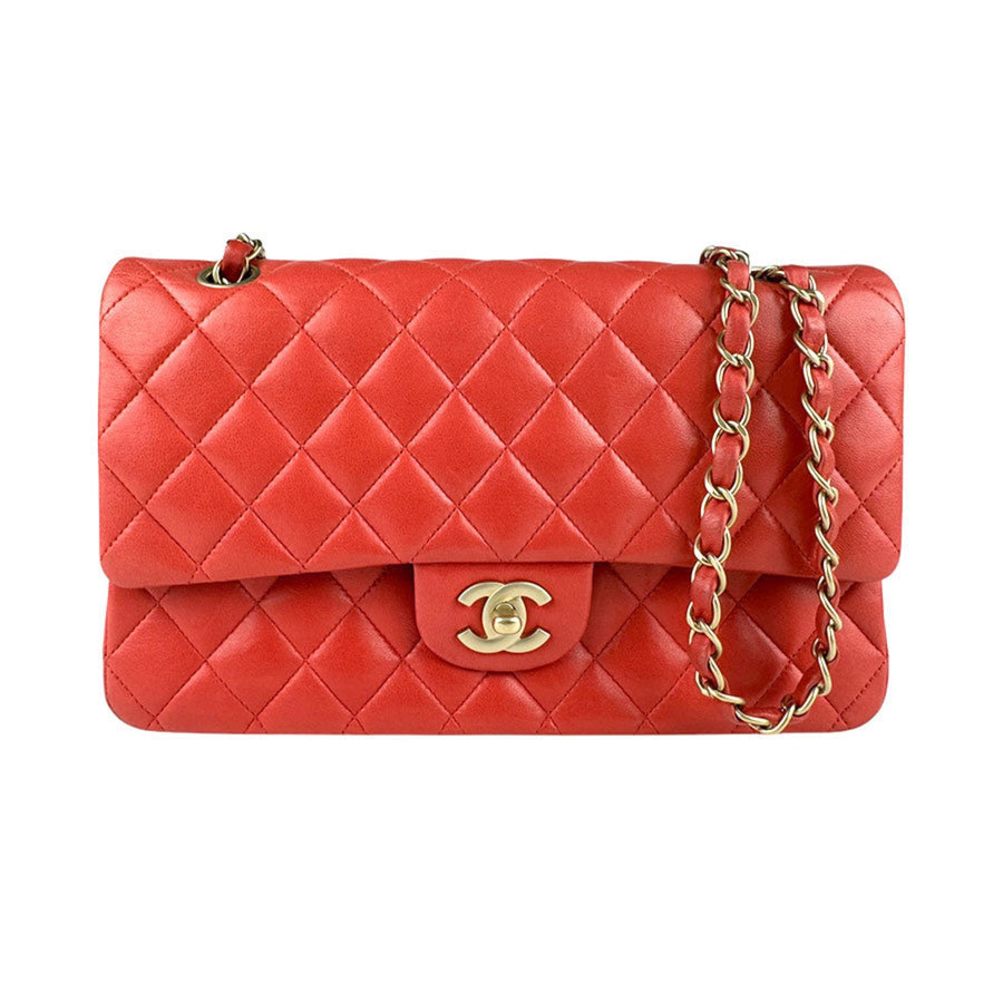 Chanel Timeless Leather Handbag with Minor Wear