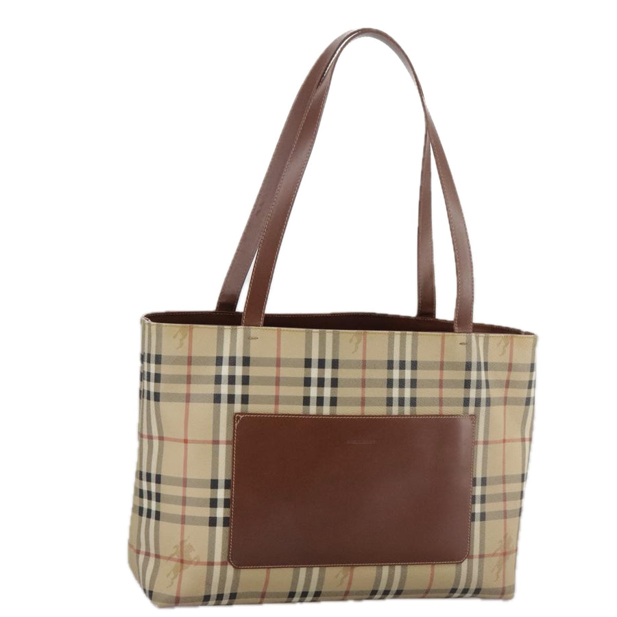 Burberry Nova Check Canvas Tote Bag