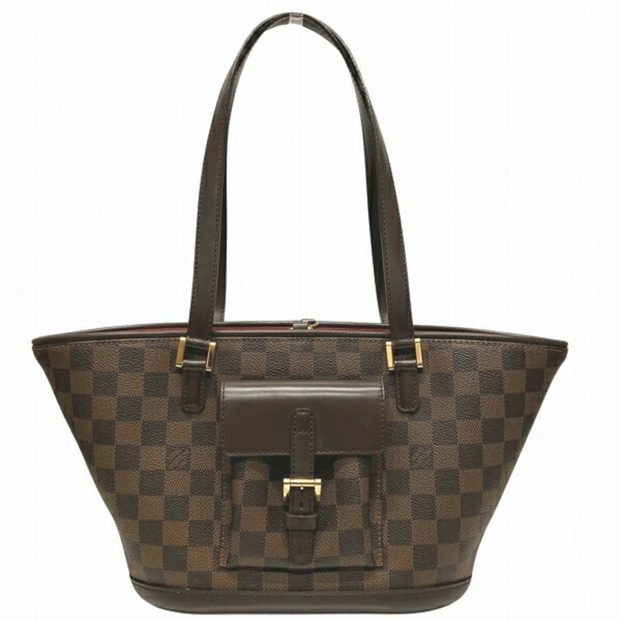 Louis Vuitton Timeless Canvas Tote Bag with Subtle Wear