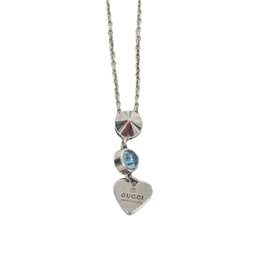 Gucci Heart Pendant Necklace with Box and Dust Bag
