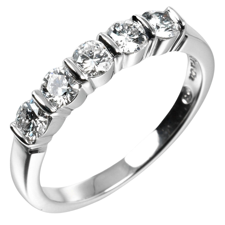 Tiffany & Co. Platinum Diamond Engagement Ring with Box and Case