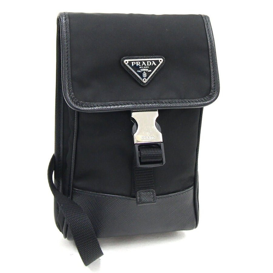 Prada Luxurious Saffiano Synthetic Shoulder Bag