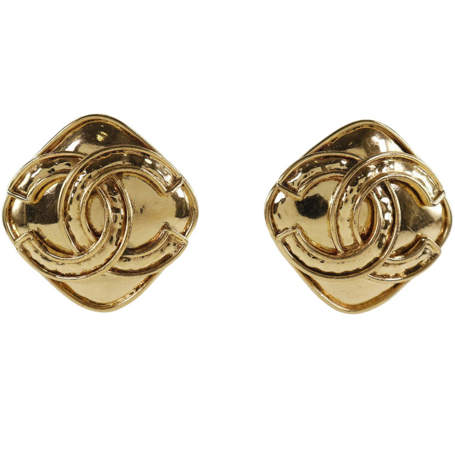 Chanel Chanel Gold CC Logo Earrings
