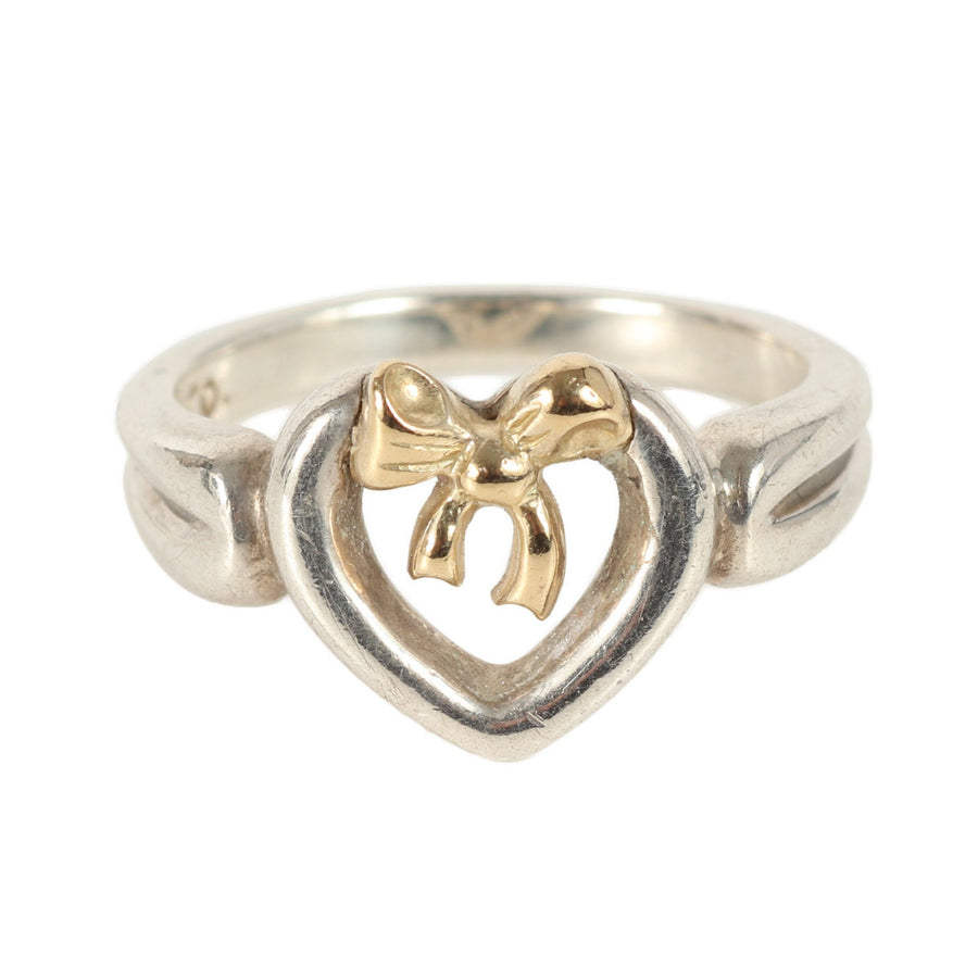 Tiffany & Co. Heart Key Ring Bow Style