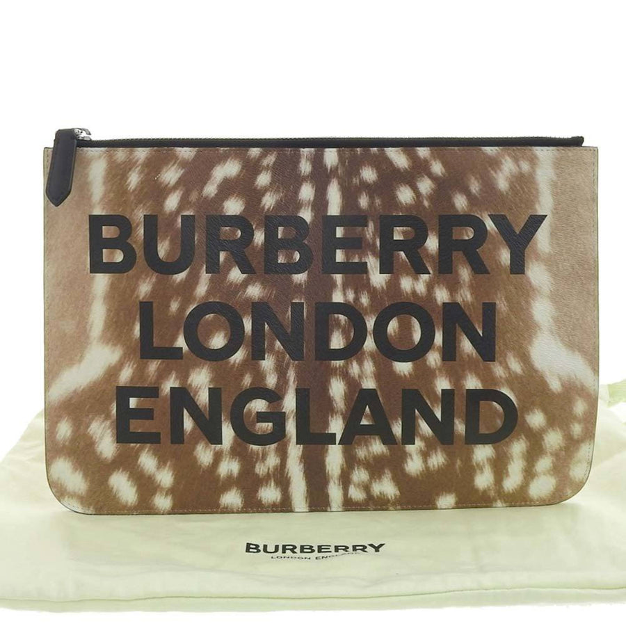 Burberry Deer Calf Hair Clutch 8039522