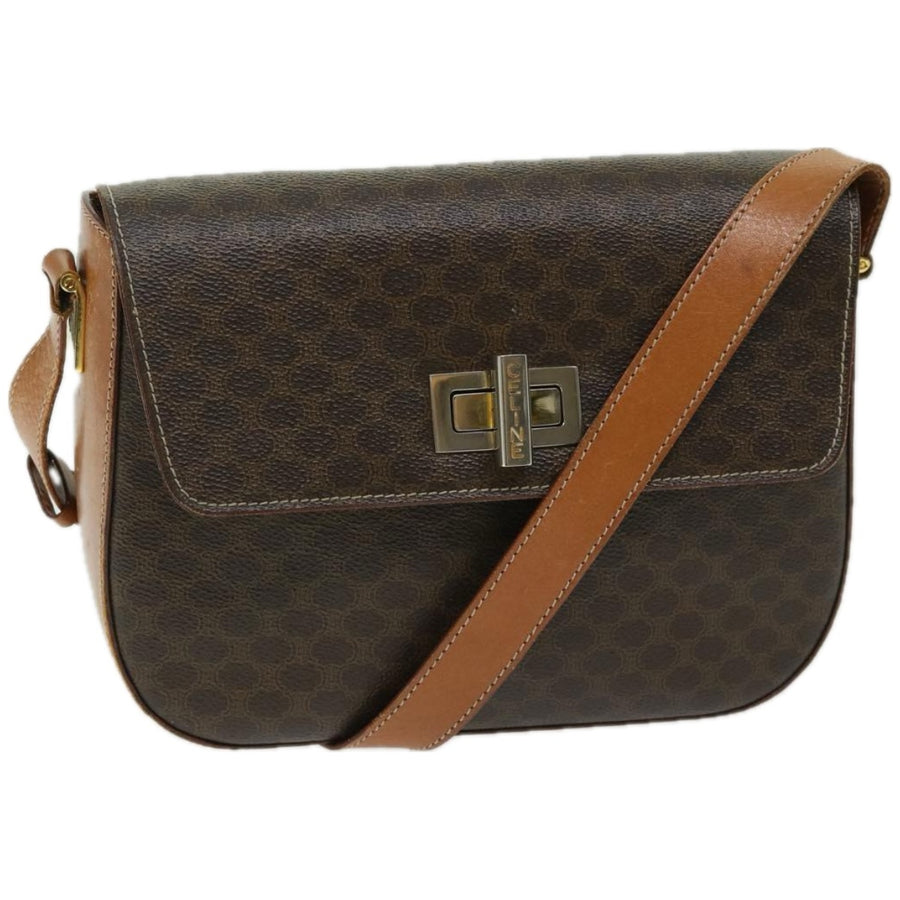Celine Vintage Macadam Shoulder Bag