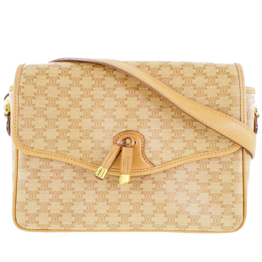 Celine Vintage Celine Macadam Shoulder Bag