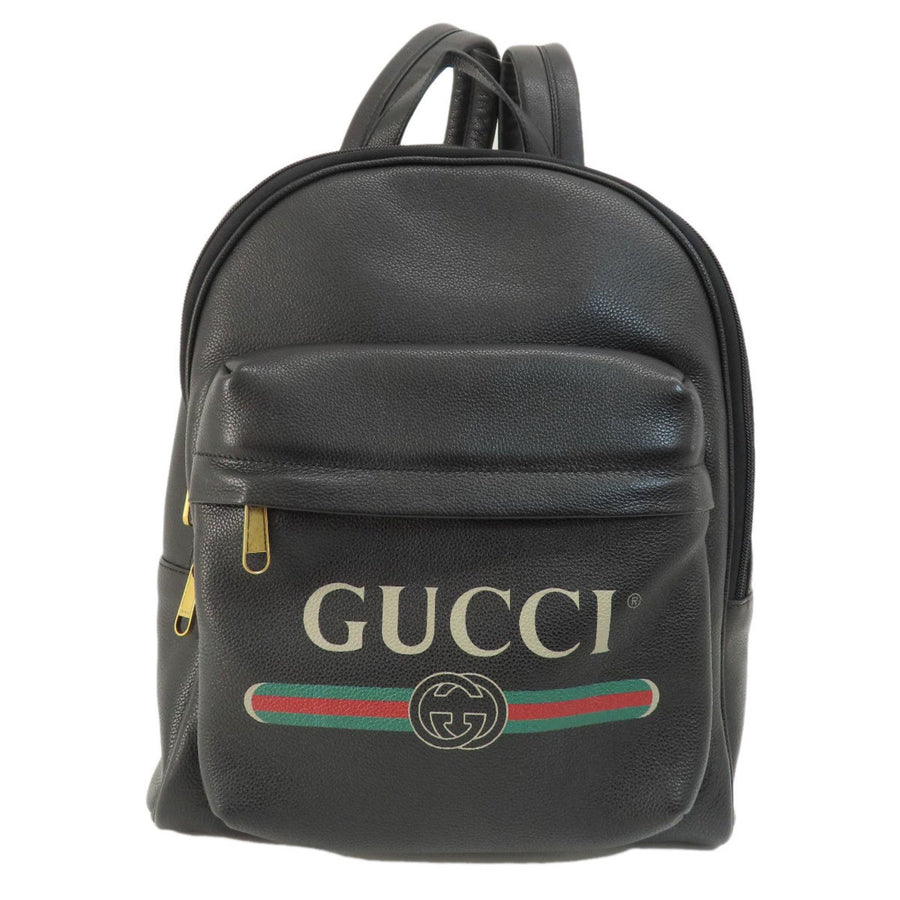 Gucci GG Supreme Backpack Leather Backpack