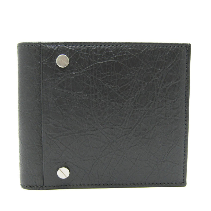 Balenciaga Classic Leather Wallet Black