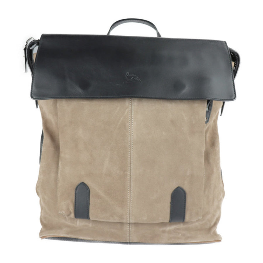 Christian Louboutin uede Backpack BeigeBlack