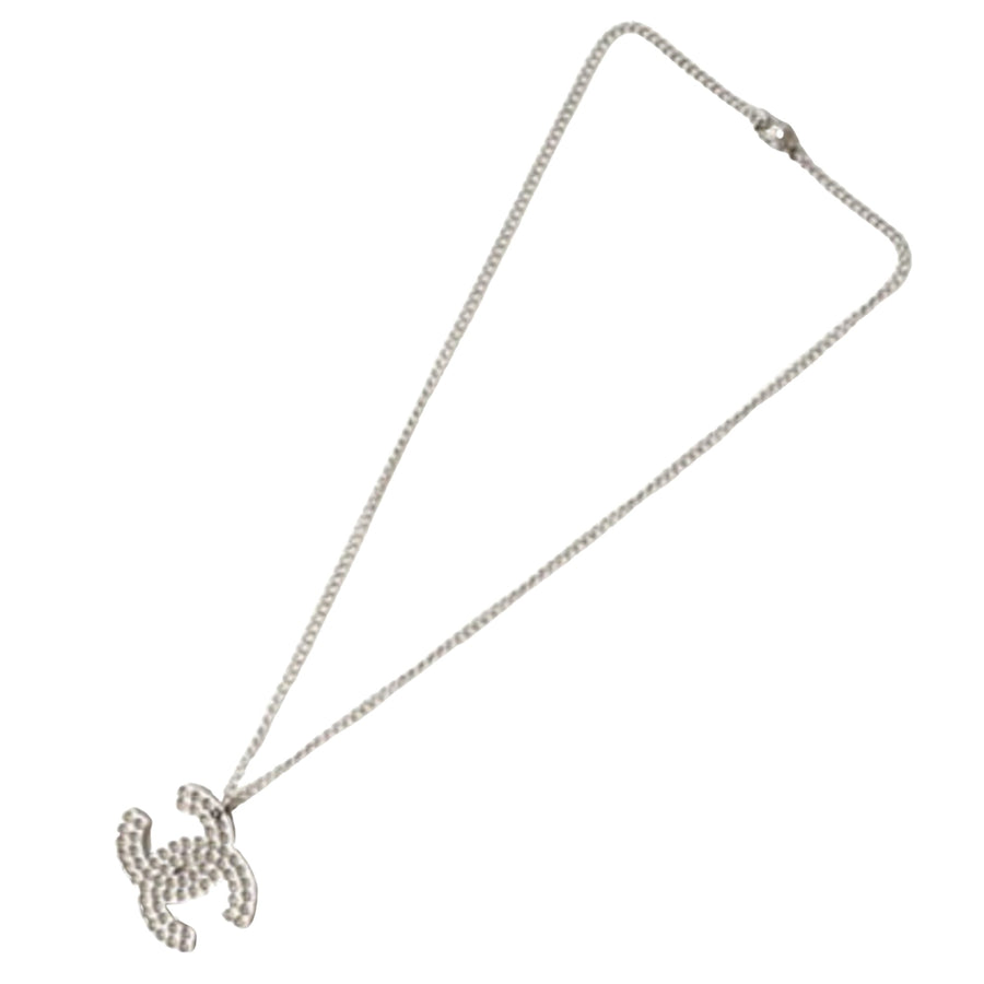 Chanel CC Logo Pendant NecklaceChain Style